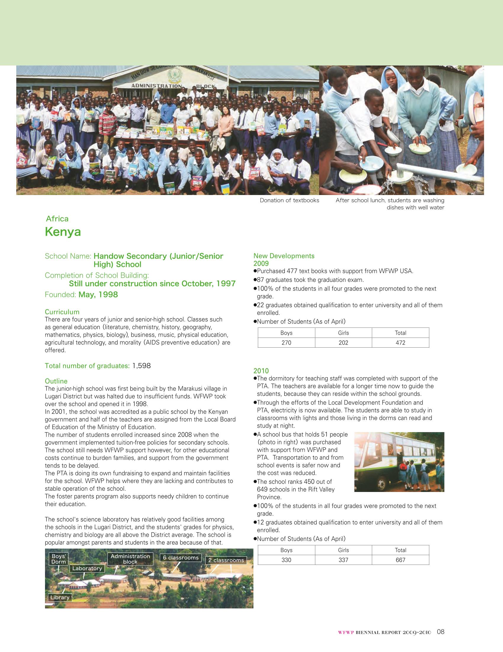 WFWPI Biennial Report(격년보고서) 2009-10 9페이지