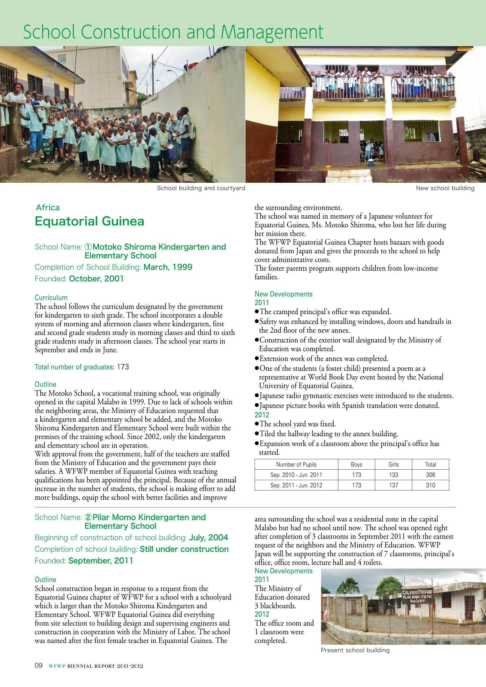 WFWPI Biennial Report(격년보고서) 2011-12 10페이지