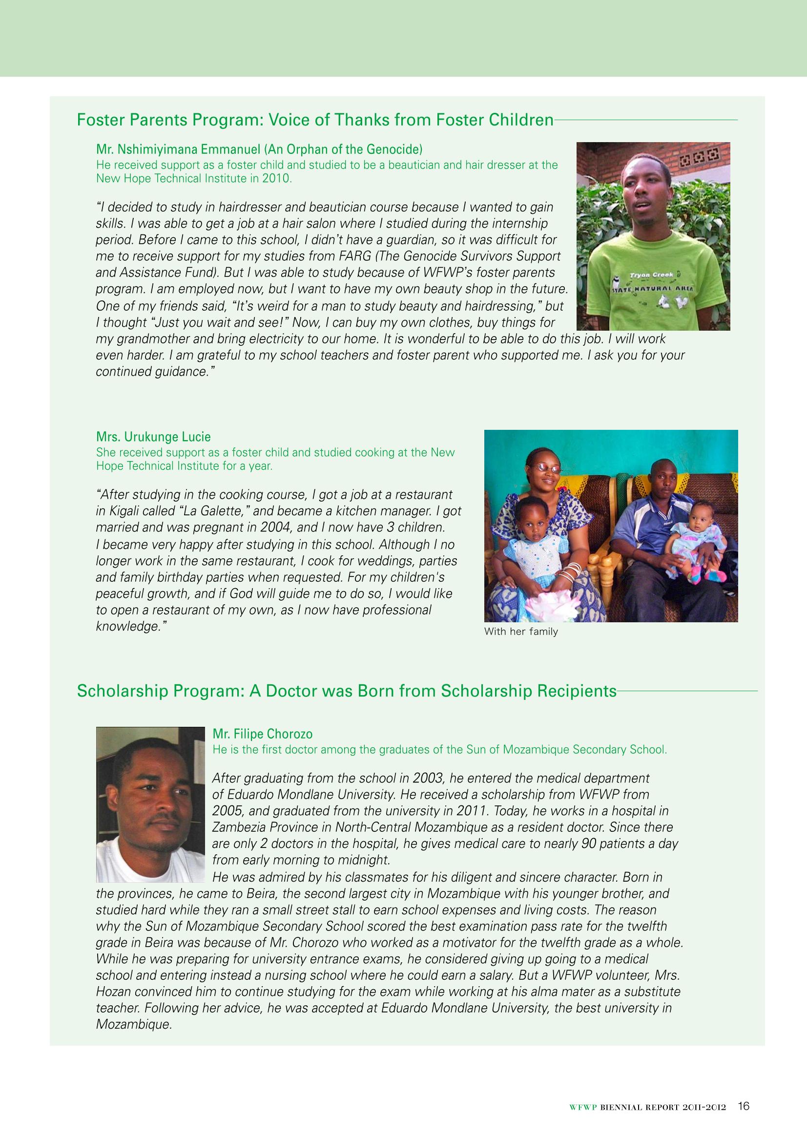 WFWPI Biennial Report(격년보고서) 2011-12 17페이지