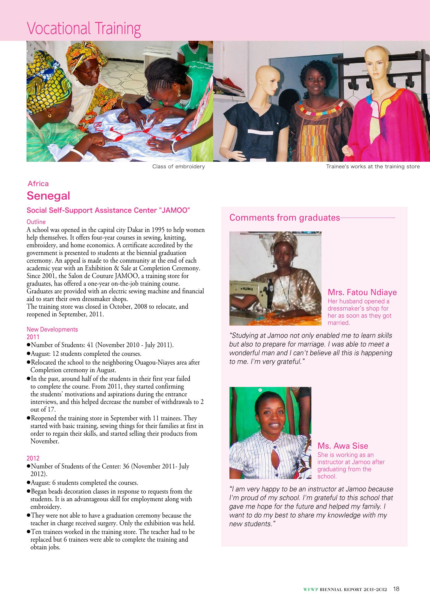 WFWPI Biennial Report(격년보고서) 2011-12 19페이지