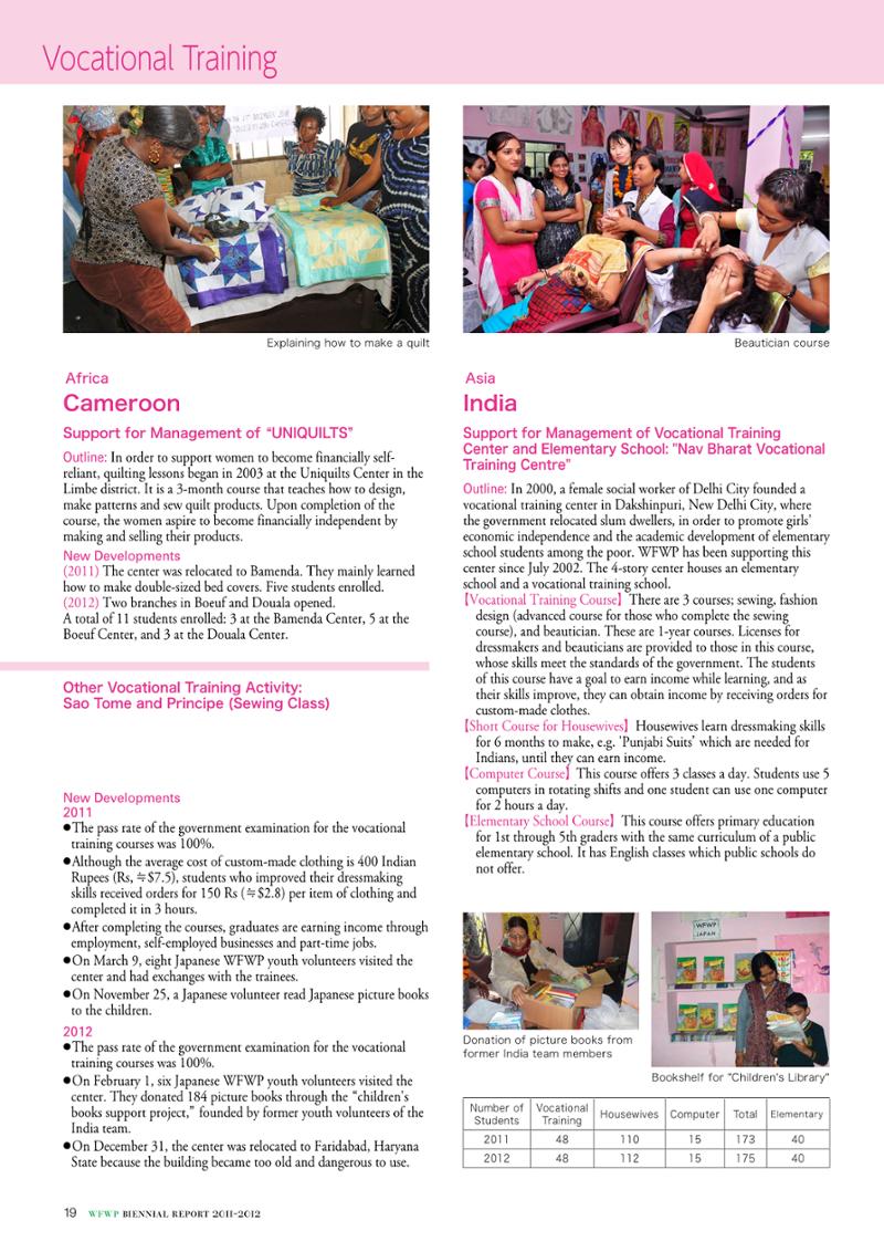 WFWPI Biennial Report(격년보고서) 2011-12 20페이지