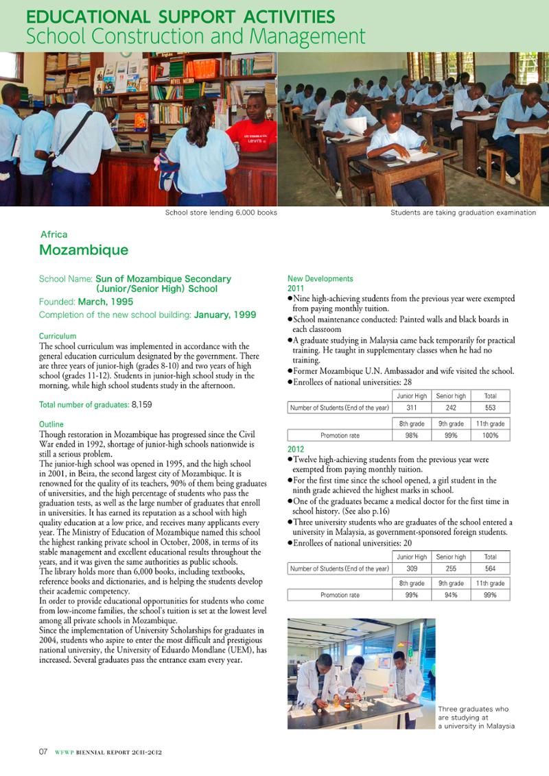 WFWPI Biennial Report(격년보고서) 2011-12 8페이지