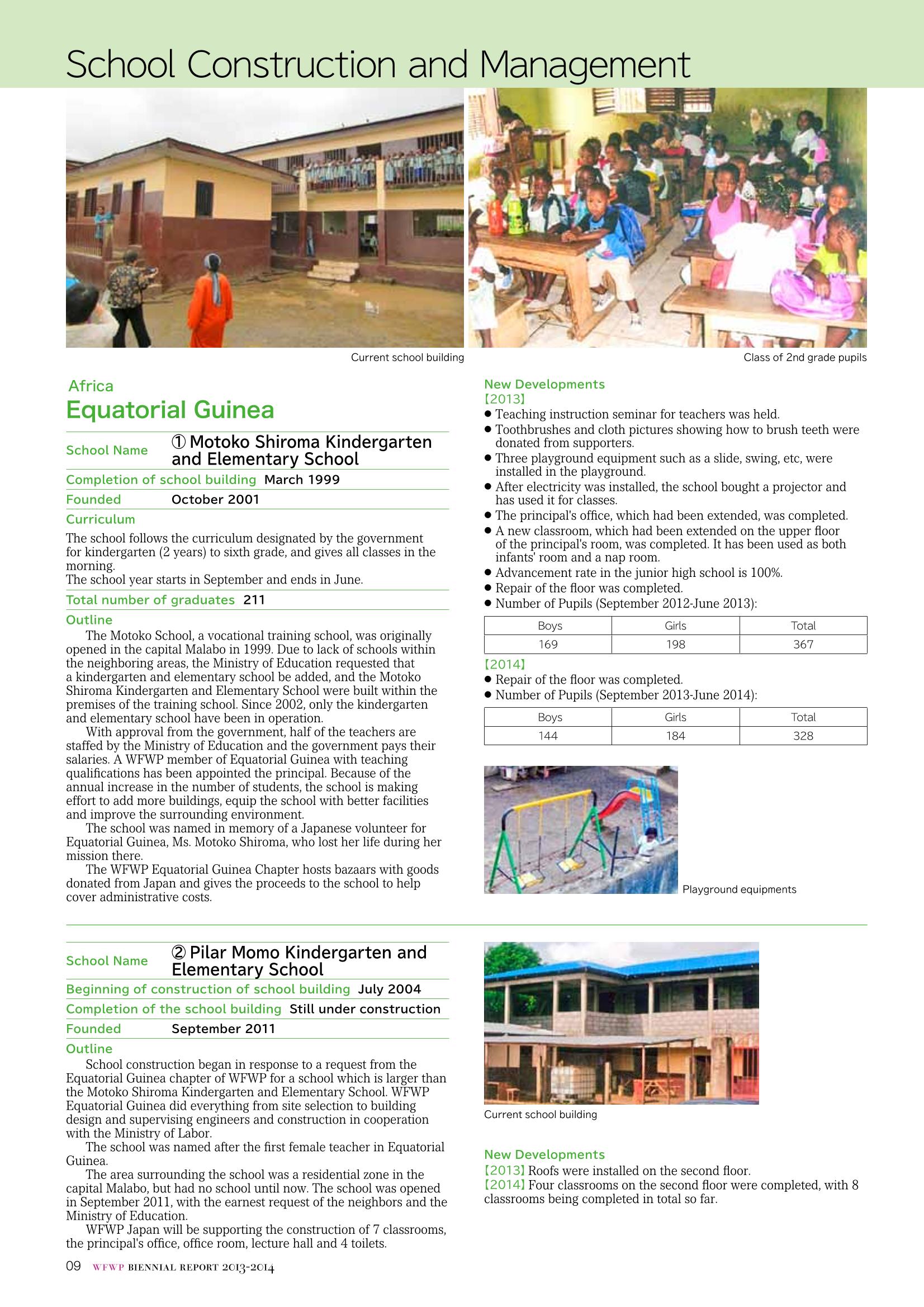 WFWPI Biennial Report(격년보고서) 2013-14 10페이지