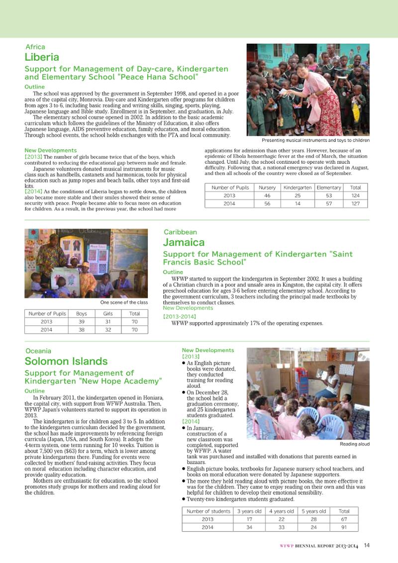 WFWPI Biennial Report(격년보고서) 2013-14 15페이지