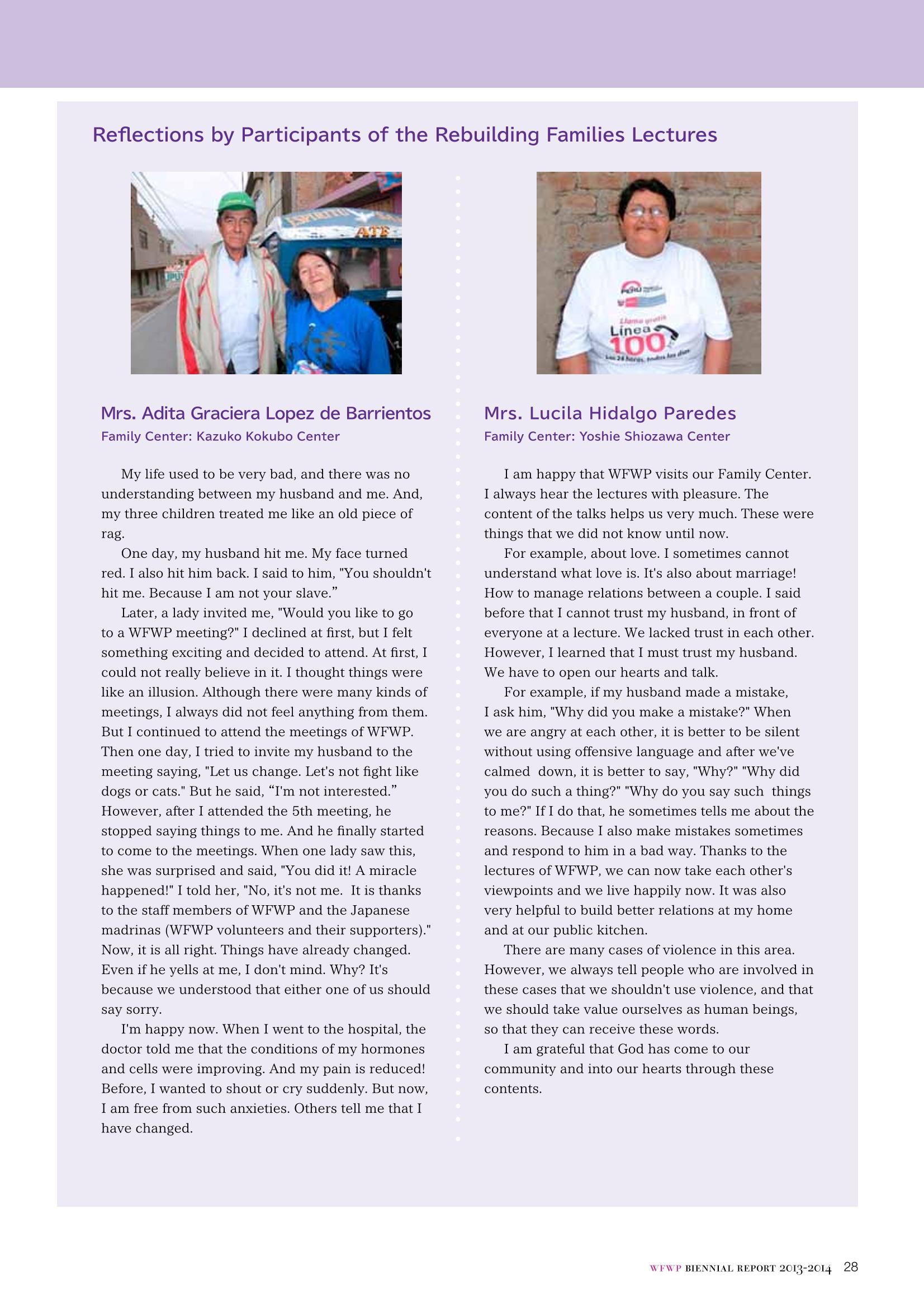 WFWPI Biennial Report(격년보고서) 2013-14 29페이지