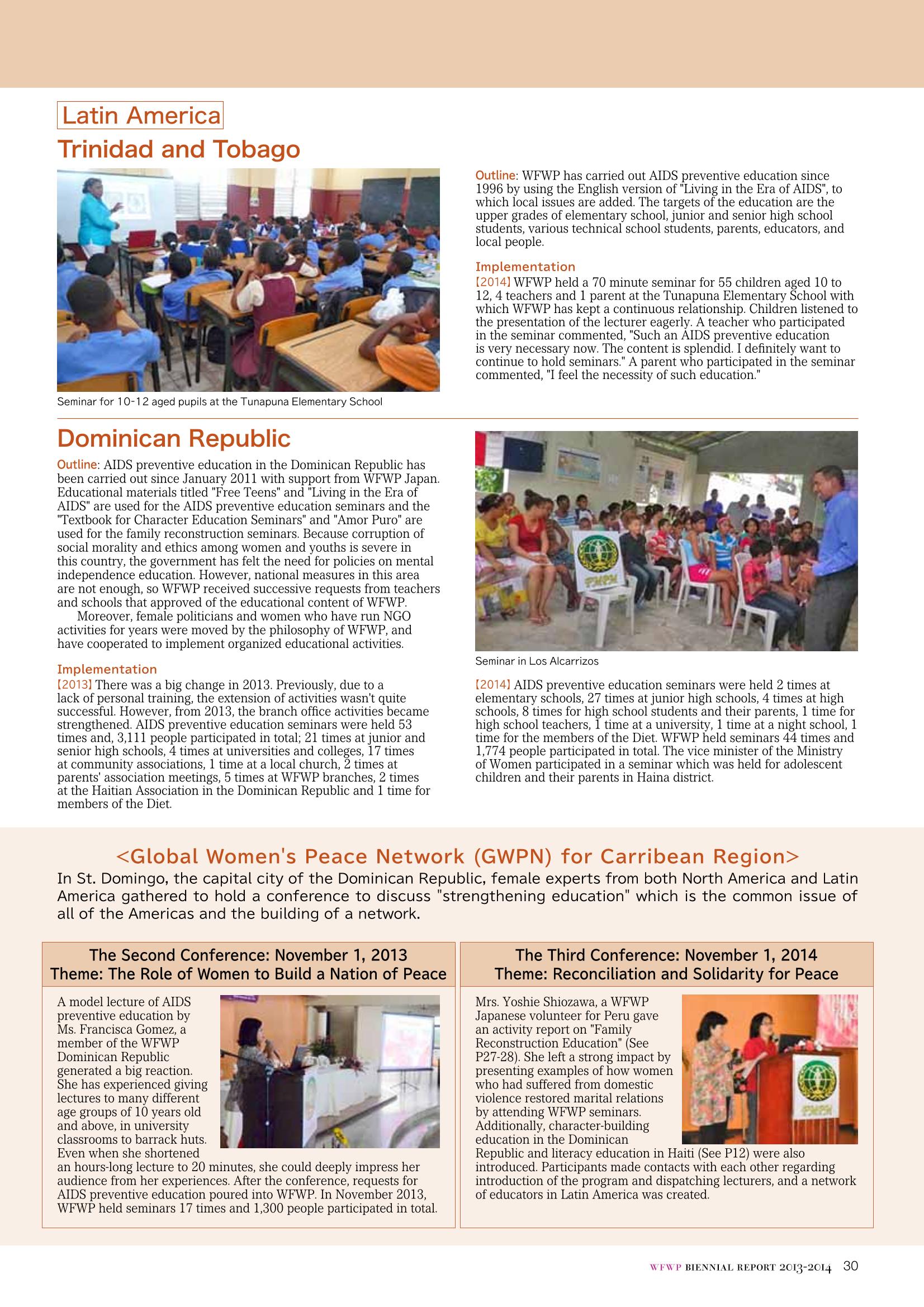 WFWPI Biennial Report(격년보고서) 2013-14 31페이지