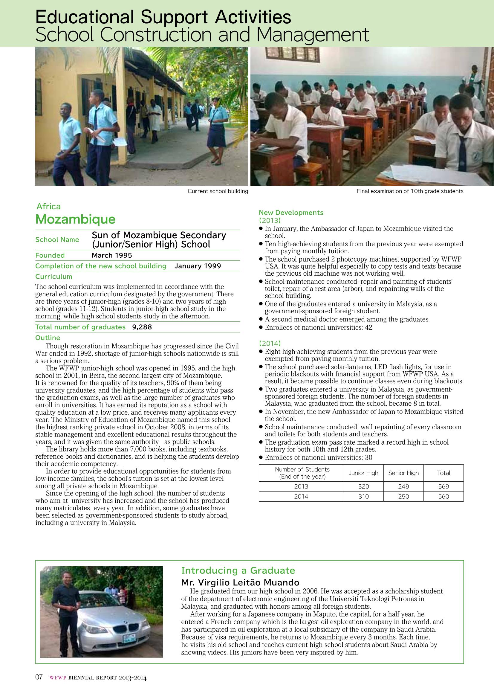 WFWPI Biennial Report(격년보고서) 2013-14 8페이지