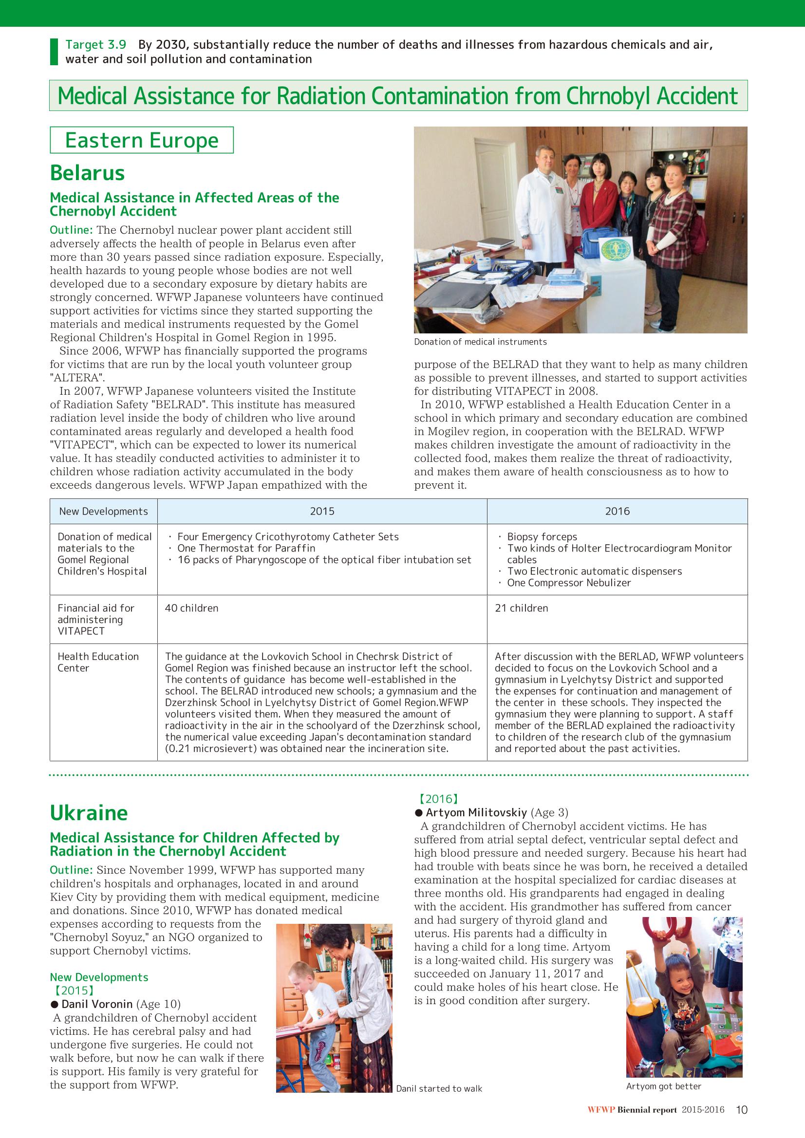 WFWPI Biennial Report(격년보고서) 2015-16 11페이지