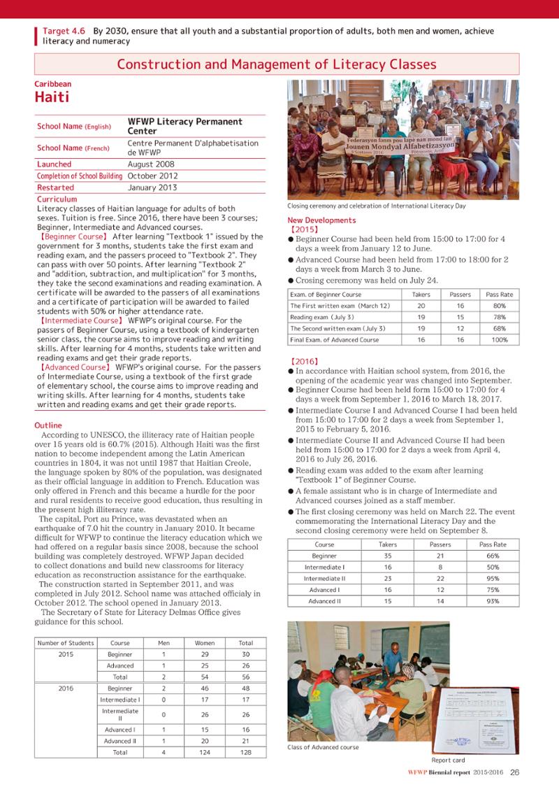 WFWPI Biennial Report(격년보고서) 2015-16 27페이지