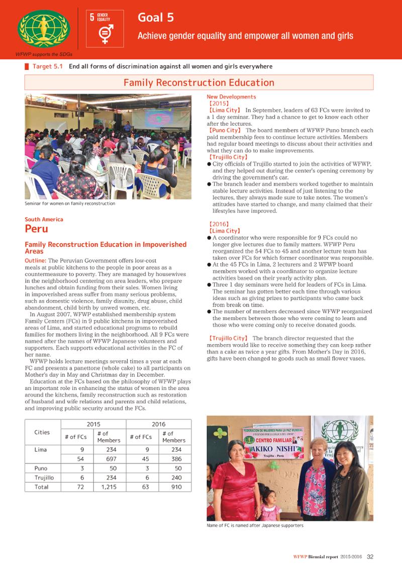 WFWPI Biennial Report(격년보고서) 2015-16 33페이지