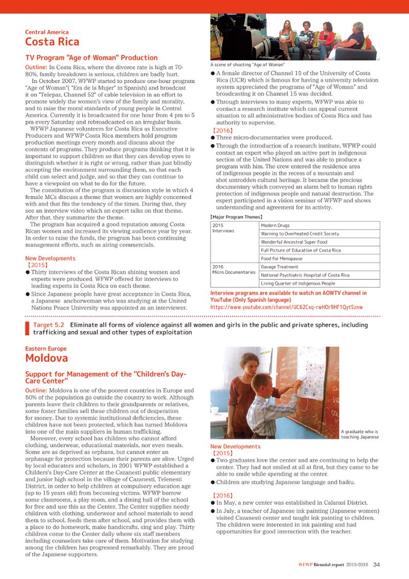 WFWPI Biennial Report(격년보고서) 2015-16 35페이지