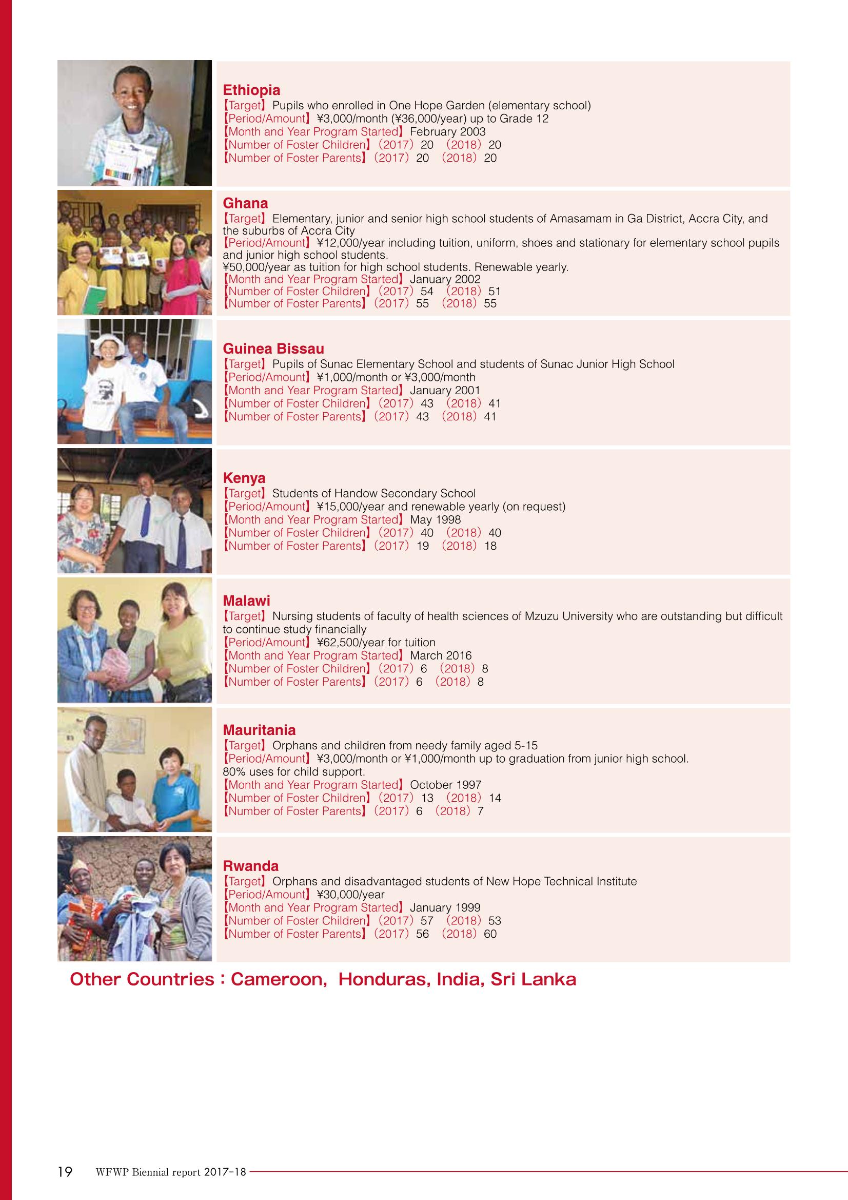 WFWPI Biennial Report(격년보고서) 2017-18 20페이지