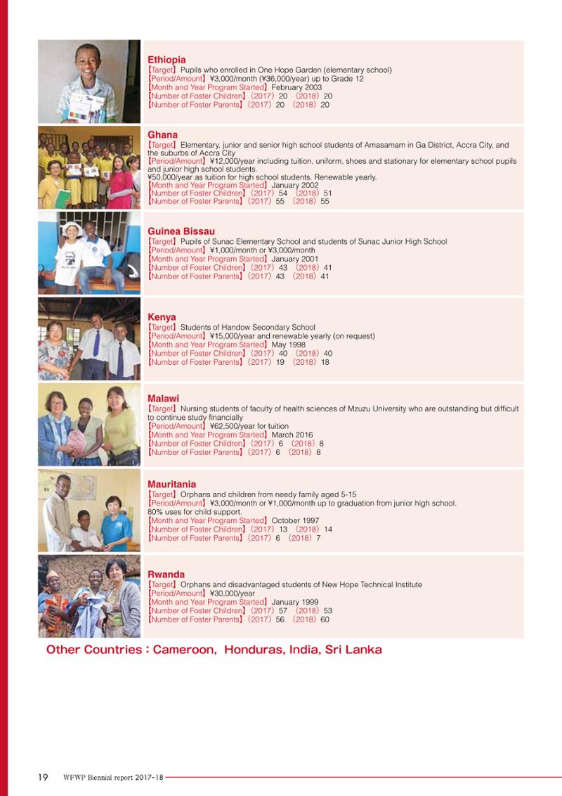 WFWPI Biennial Report(격년보고서) 2017-18 20페이지