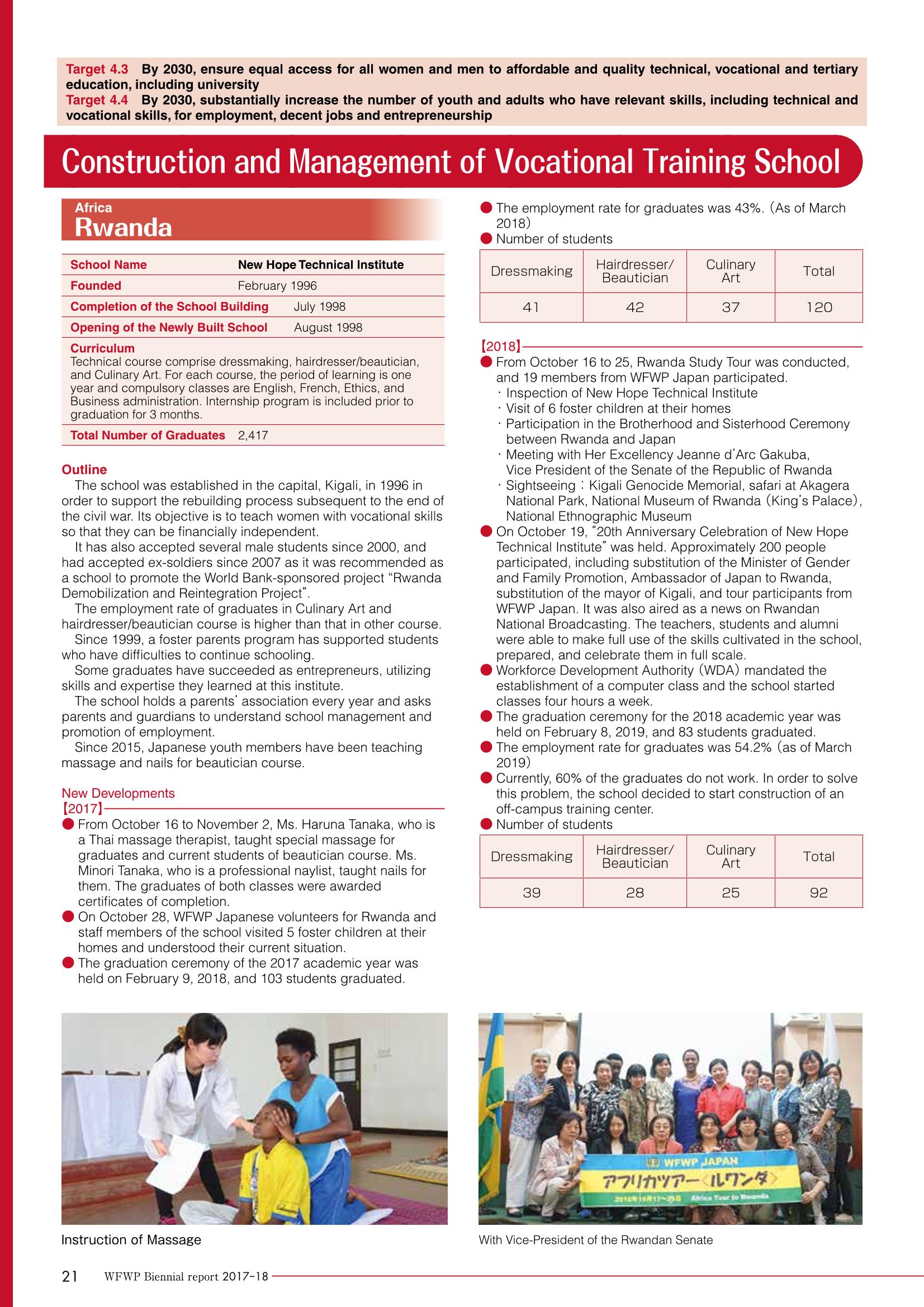 WFWPI Biennial Report(격년보고서) 2017-18 22페이지