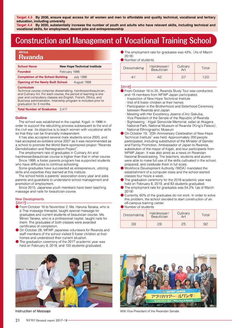 WFWPI Biennial Report(격년보고서) 2017-18 22페이지