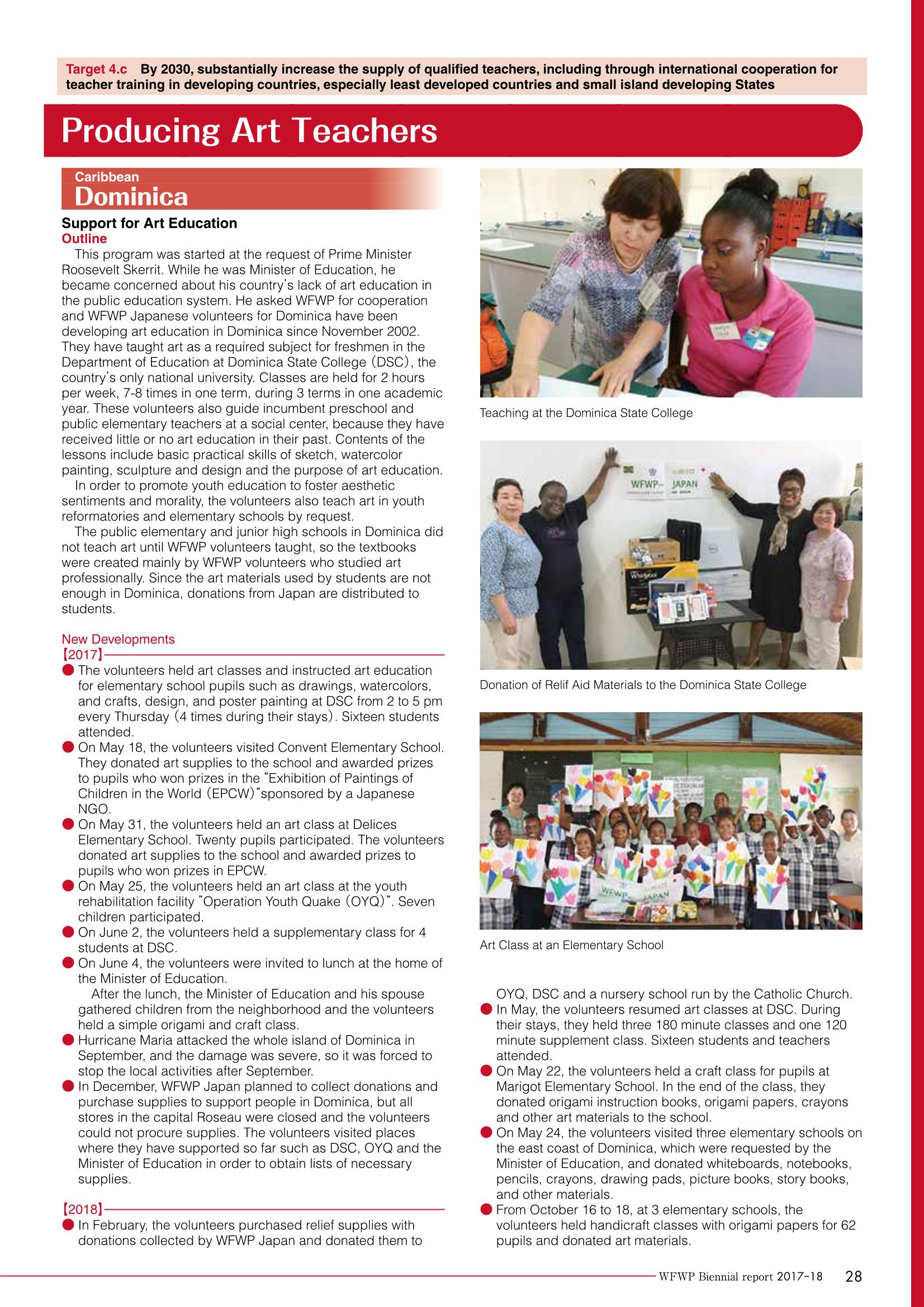 WFWPI Biennial Report(격년보고서) 2017-18 29페이지