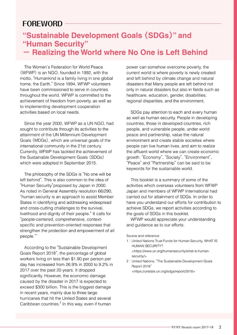 WFWPI Biennial Report(격년보고서) 2017-18 3페이지