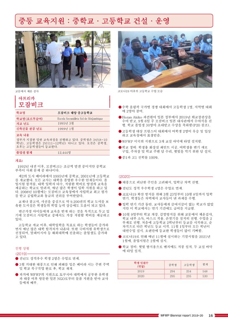 WFWPI Biennial Report(격년보고서) 2019-20 국문 17페이지
