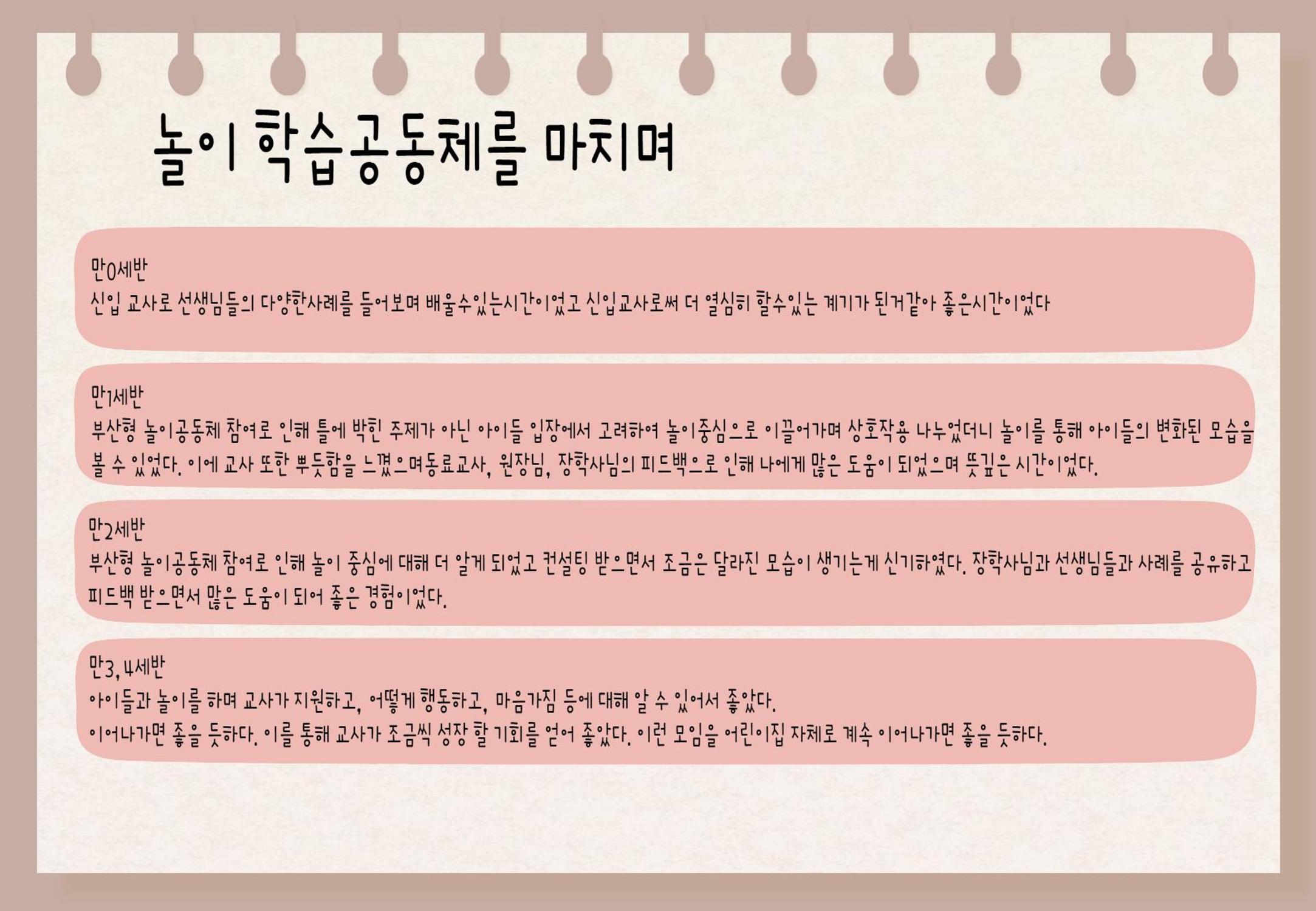 2022년 하반기 부산형 놀이학습공동체 운영사례 334페이지