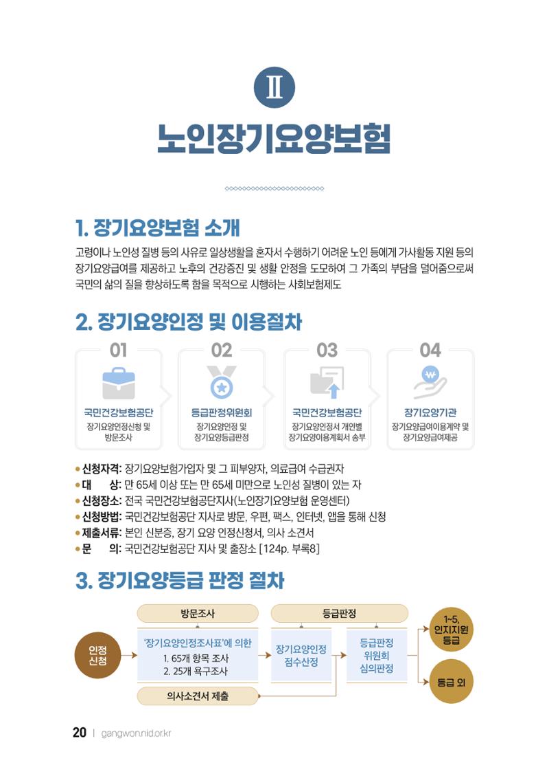 2022 강원도 치매환자 및 노인을 위한 자원 현황 안내서 20페이지