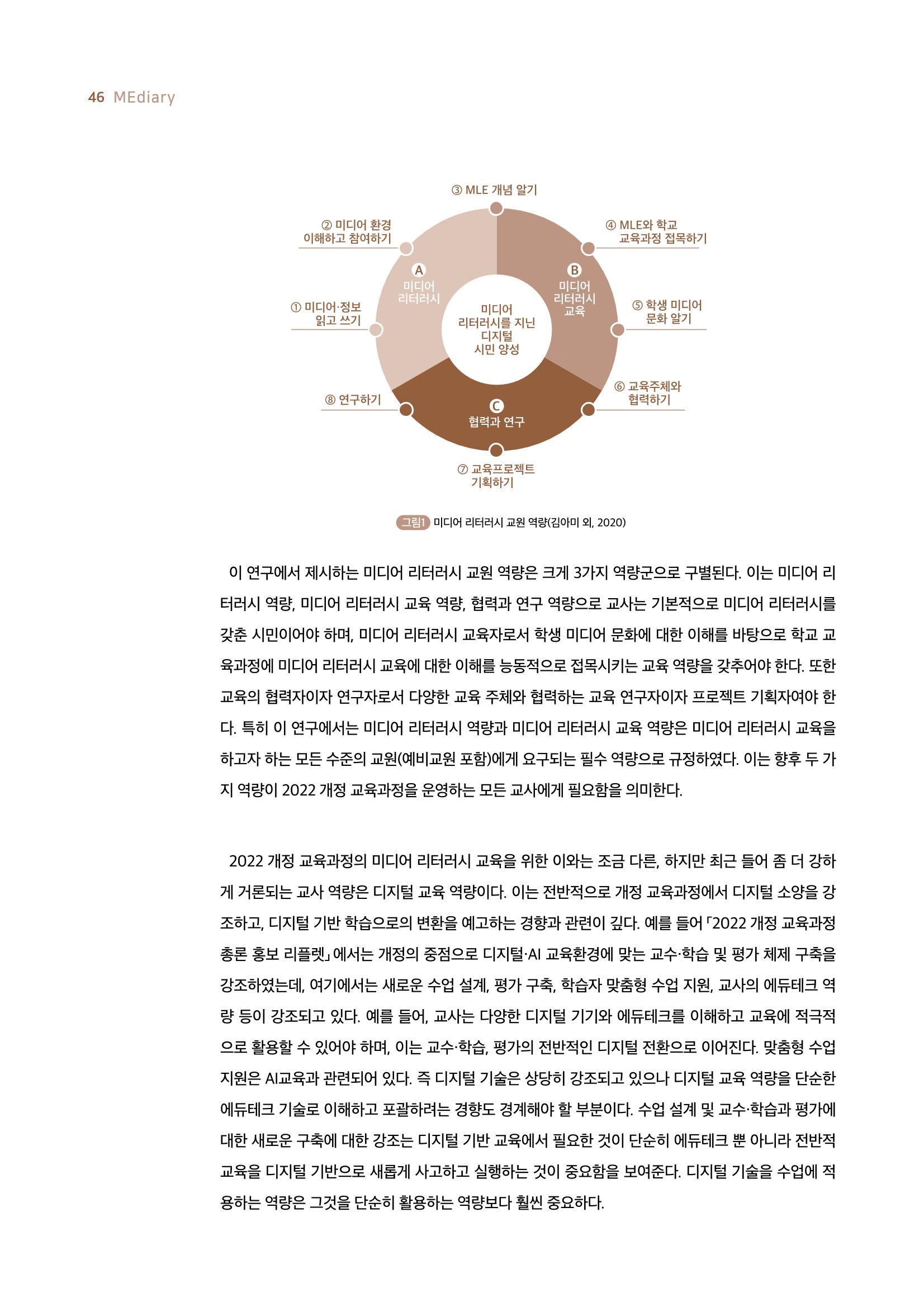 19호-4-2. 2022 개정 교육과정과 미디어 리터러시 교육 실천을 위한 교사의 역량 3페이지