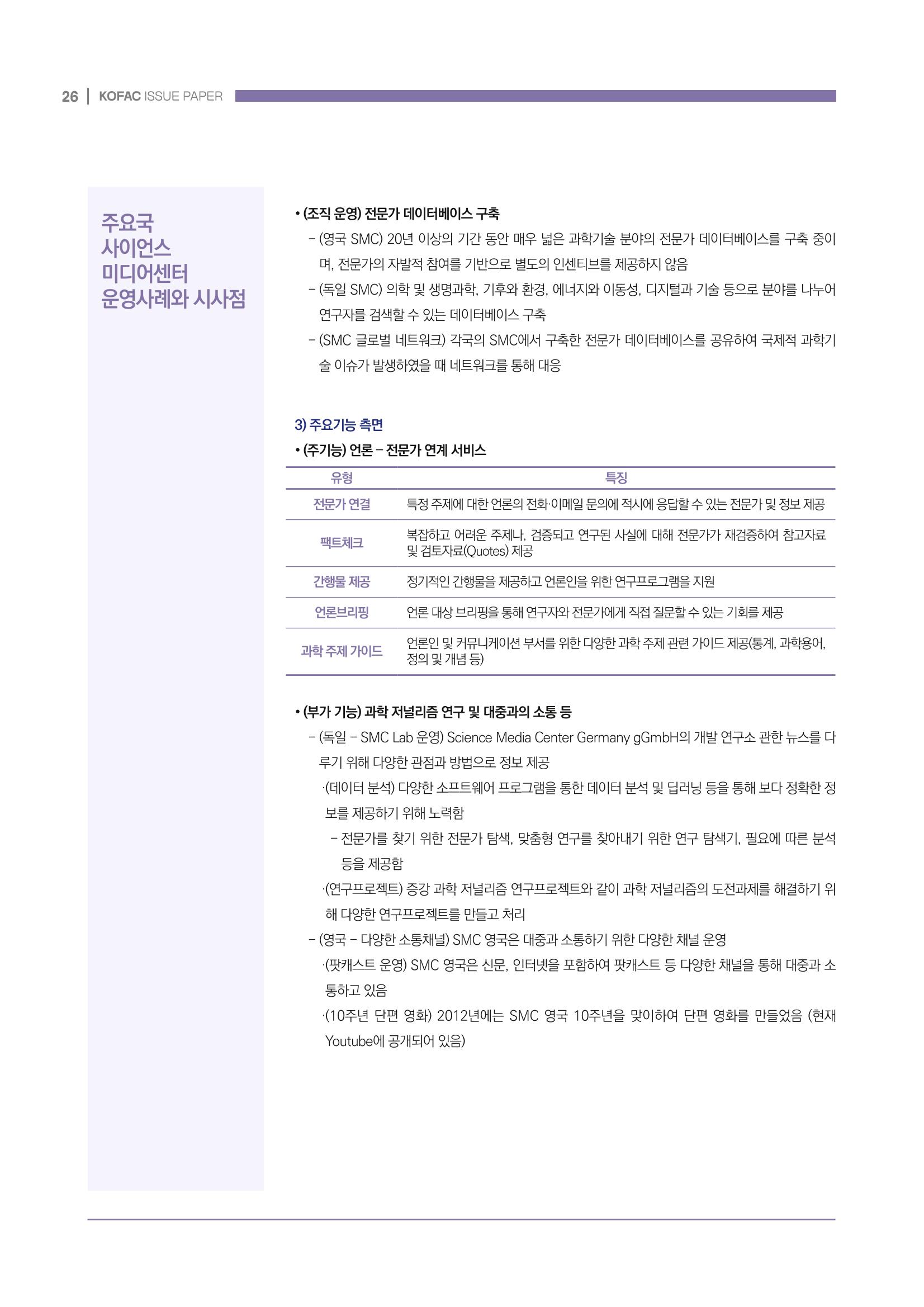 과학기술 허위정보의 사회적 리스크와 그 대안으로서 사이언스미디어센터 설립 논의 26페이지
