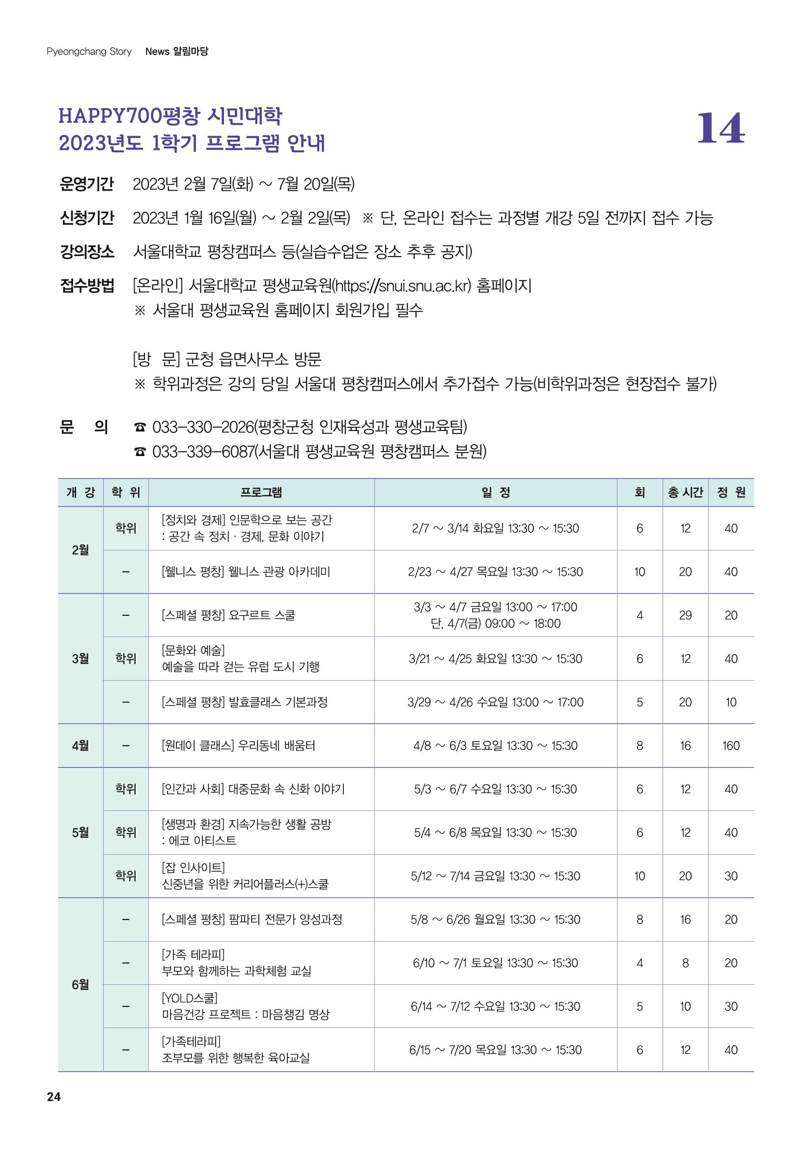 평창이야기 1월호 24페이지