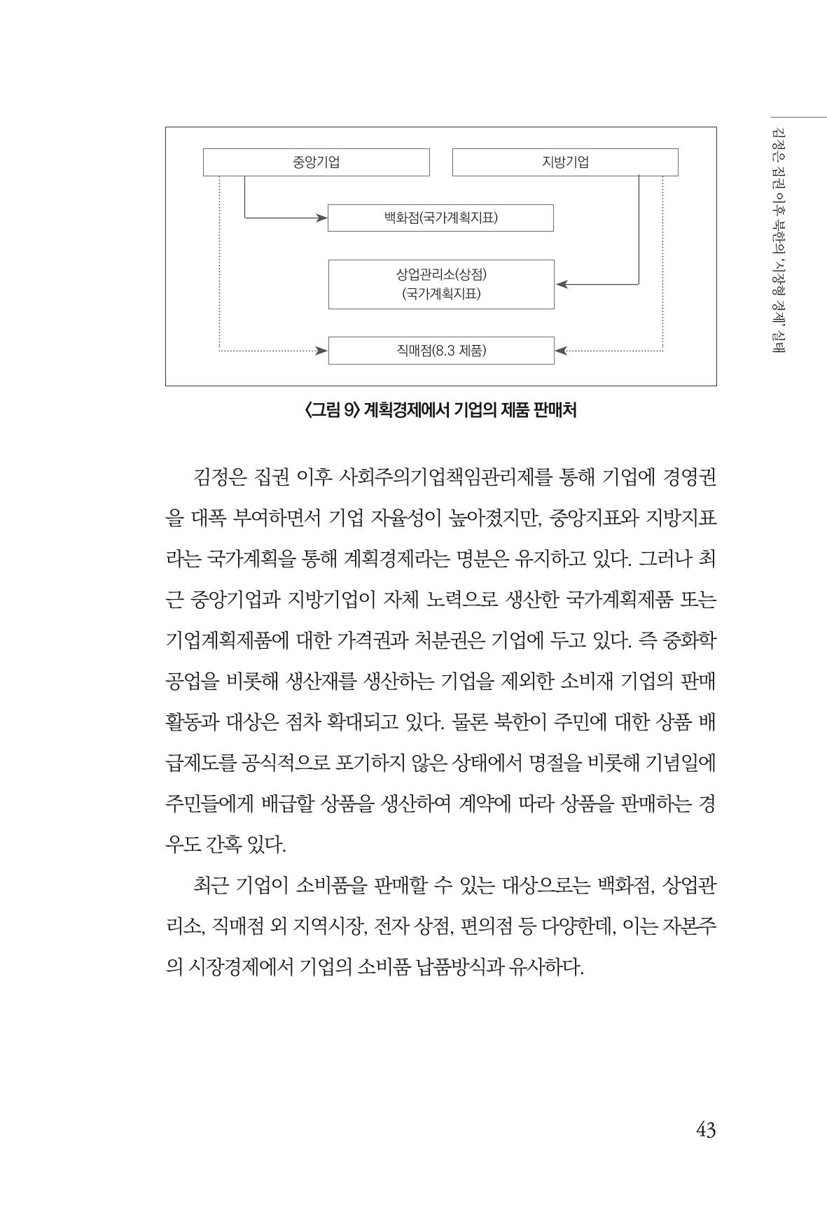 한백통일경제연구 창간호 '기로에 선 북한경제, 남북경협은 어디로?' 43페이지