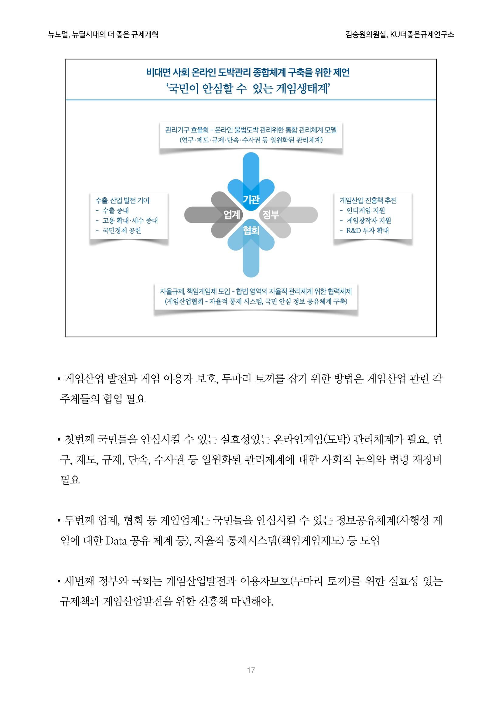 정책토론회_뉴노멀, 뉴딜 시대의 더 좋은 규제 개혁 1th Game 17페이지