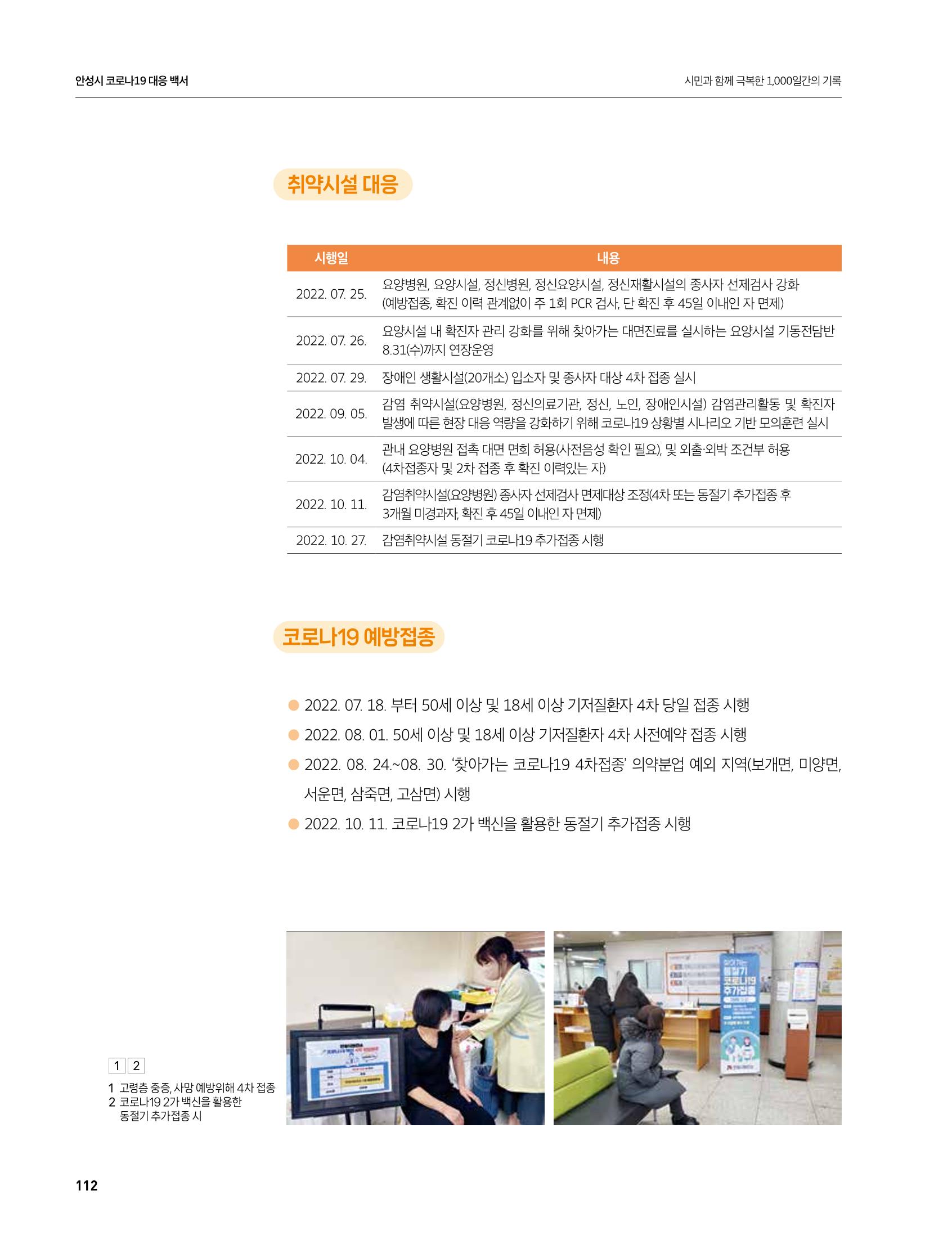 안성시 코로나19 대응백서 112페이지