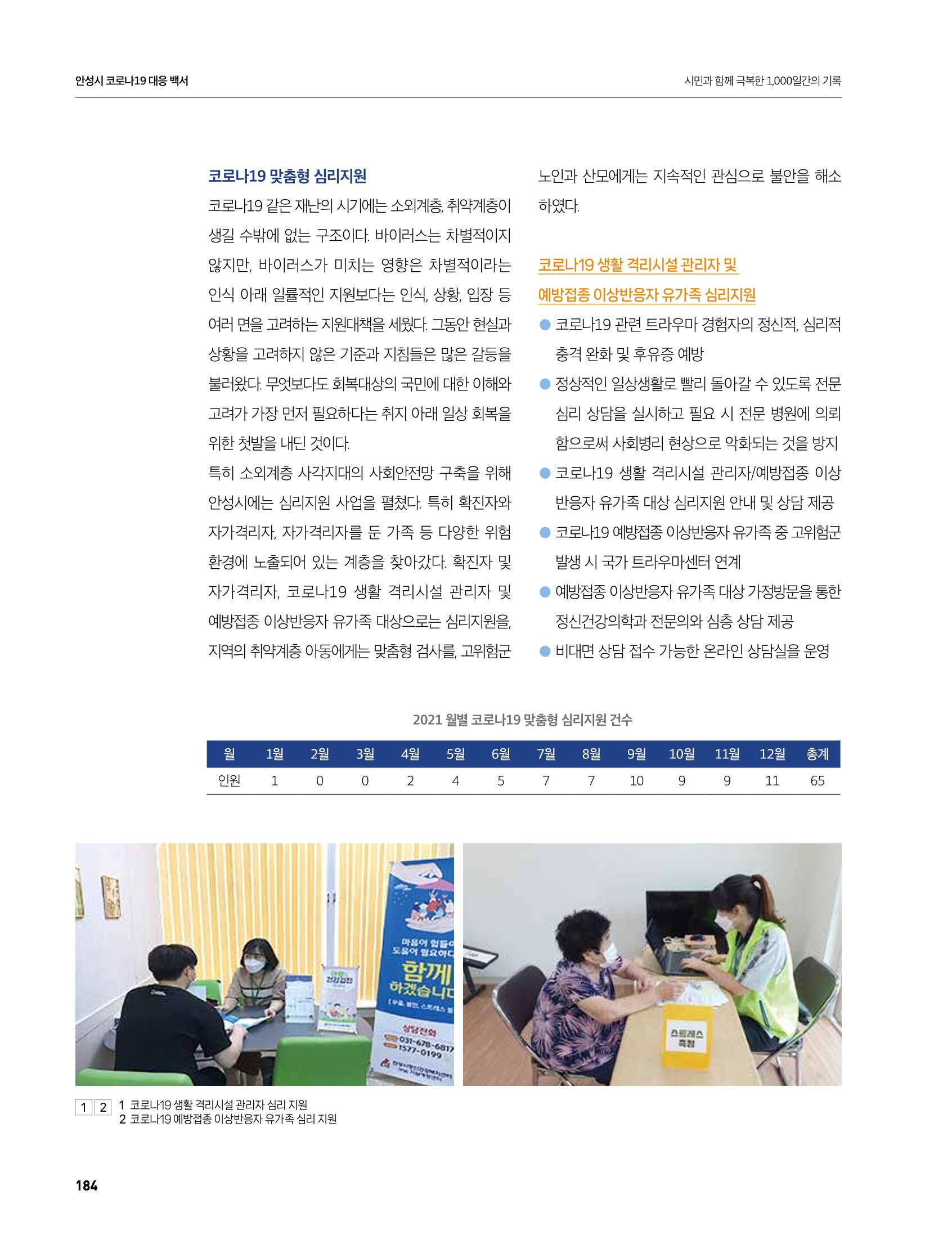 안성시 코로나19 대응백서 184페이지
