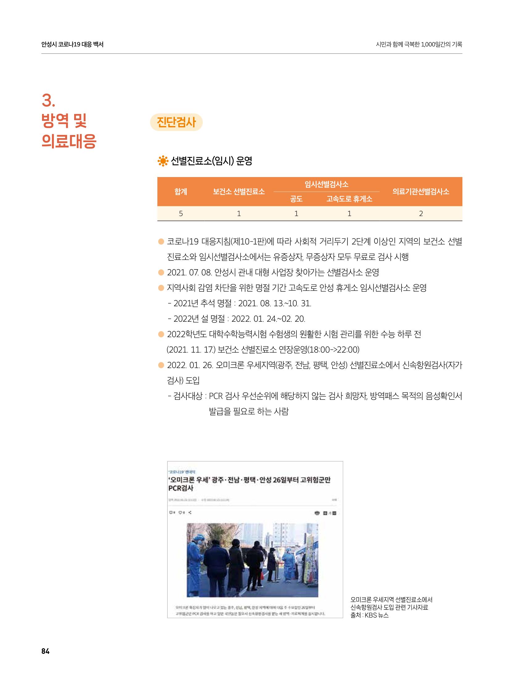안성시 코로나19 대응백서 84페이지