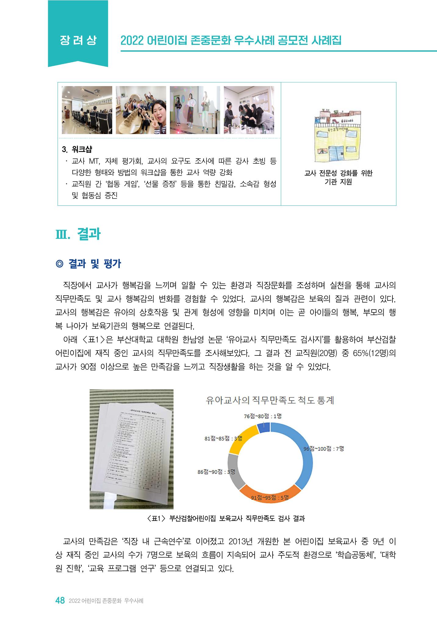 2022 어린이집 존중문화 공모전 우수사례집 50페이지