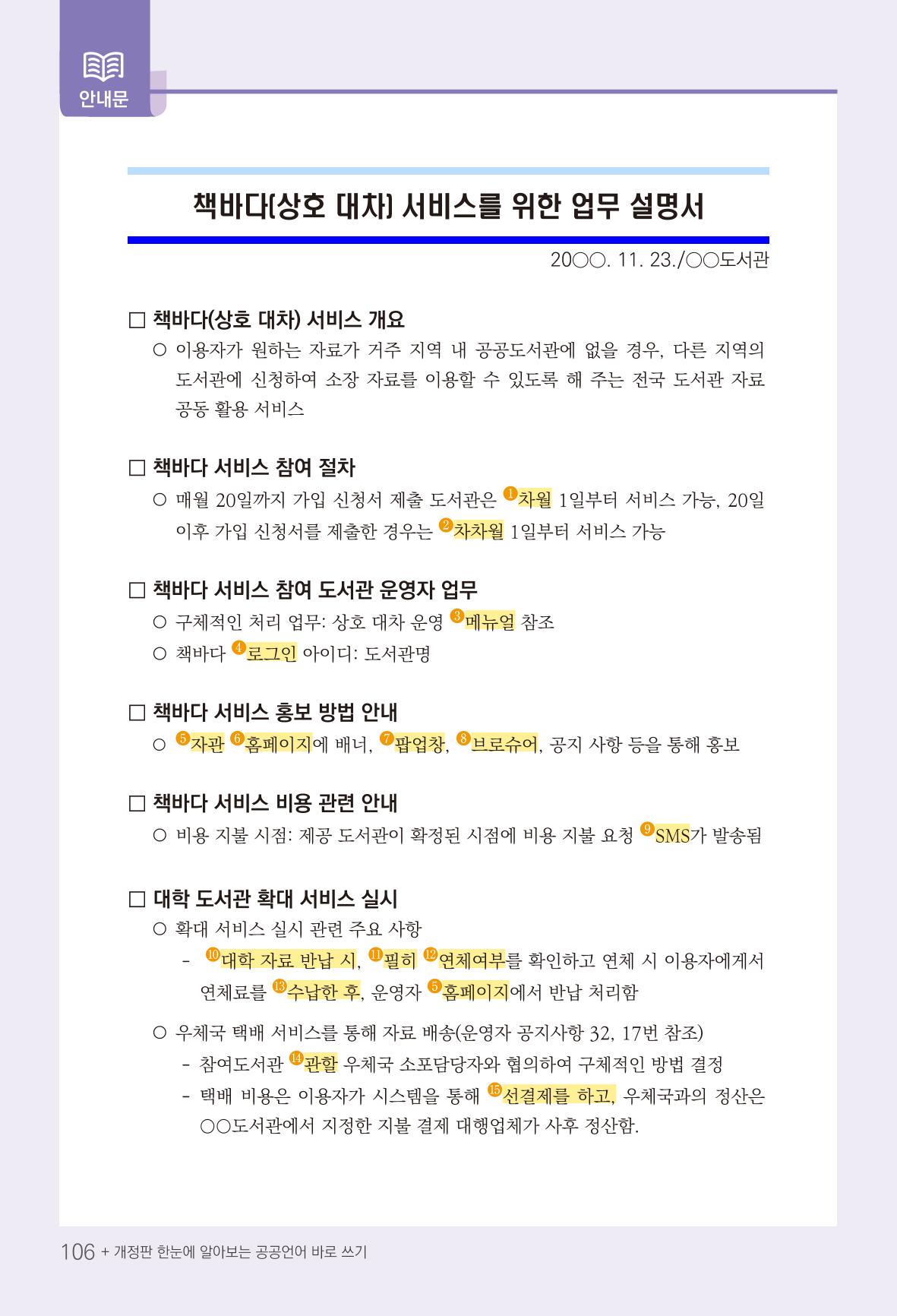 2022(개정판) 한눈에 알아보는 공공언어 바로 쓰기 108페이지