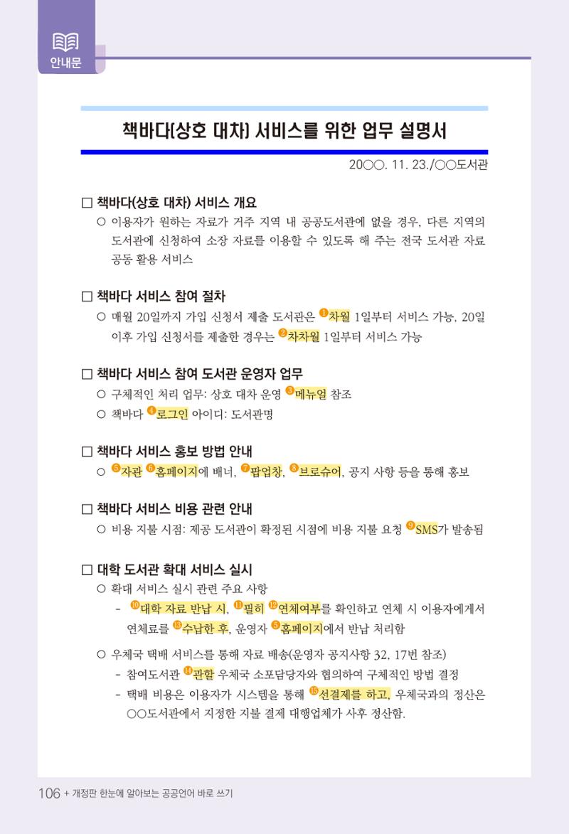 2022(개정판) 한눈에 알아보는 공공언어 바로 쓰기 108페이지