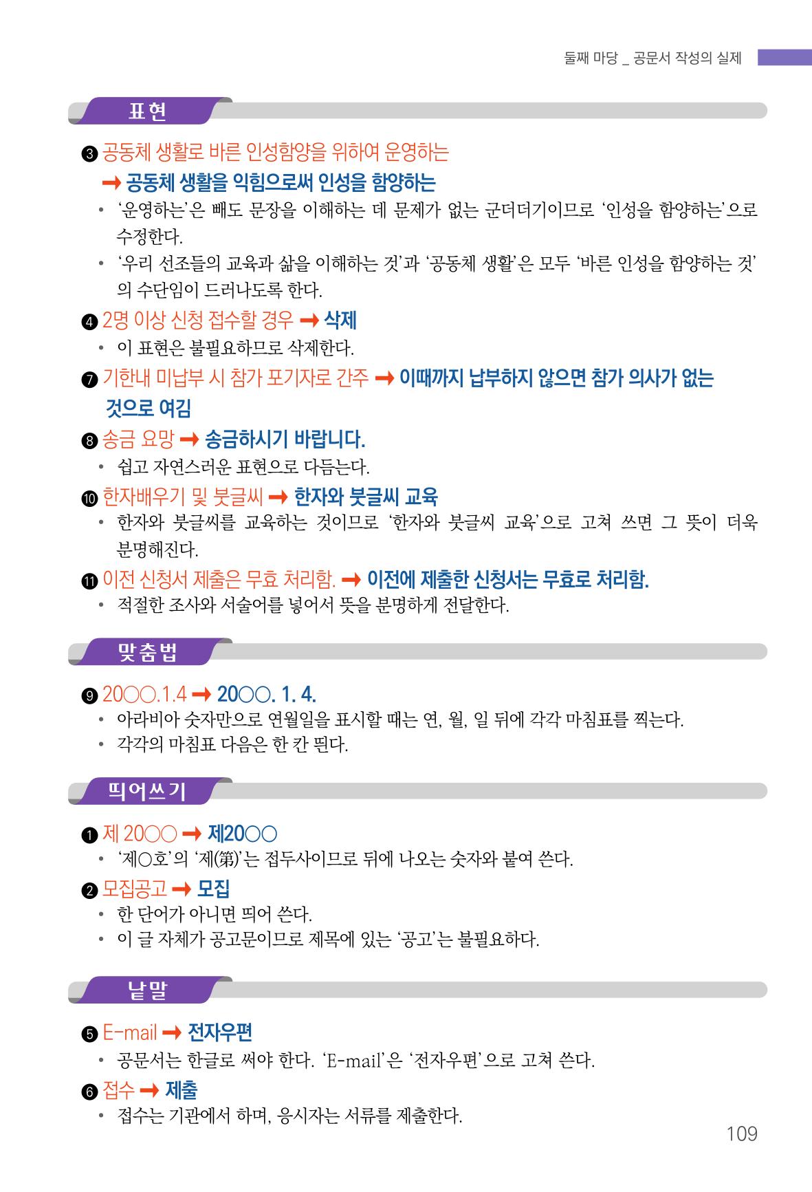 2022(개정판) 한눈에 알아보는 공공언어 바로 쓰기 121페이지