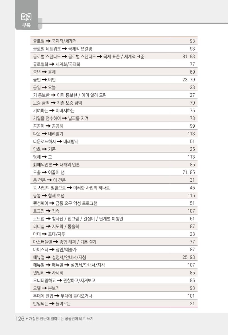 2022(개정판) 한눈에 알아보는 공공언어 바로 쓰기 128페이지