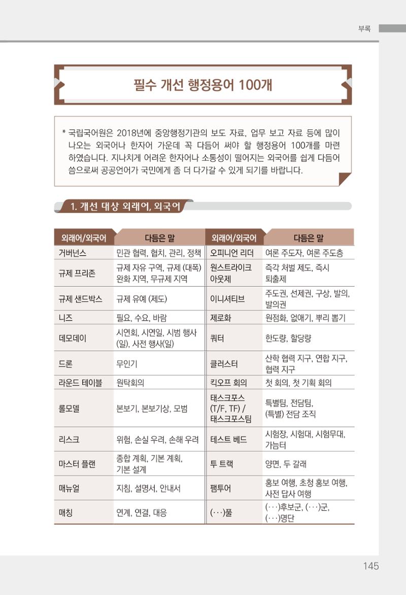 2022(개정판) 한눈에 알아보는 공공언어 바로 쓰기 147페이지