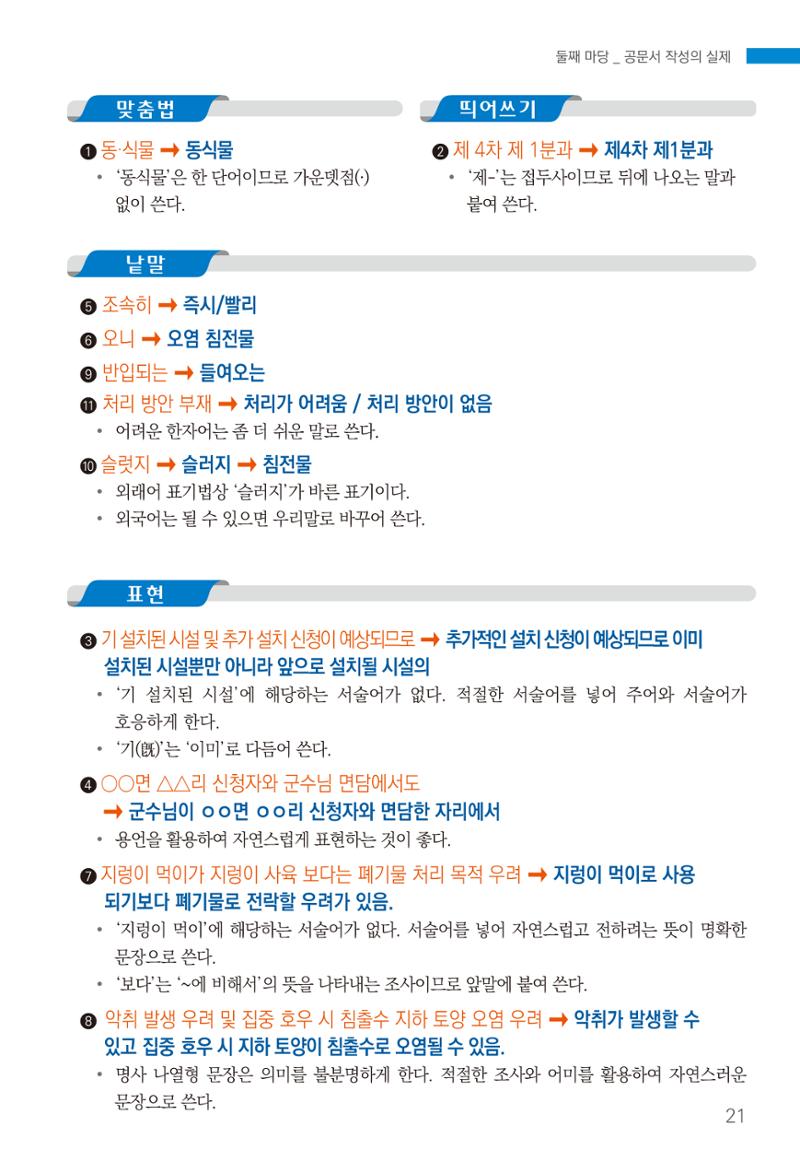 2022(개정판) 한눈에 알아보는 공공언어 바로 쓰기 23페이지