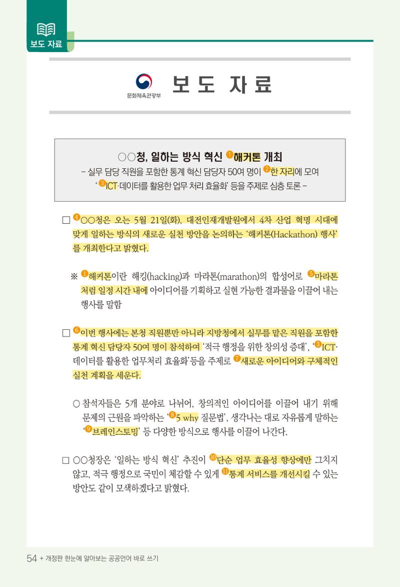 2022(개정판) 한눈에 알아보는 공공언어 바로 쓰기 56페이지