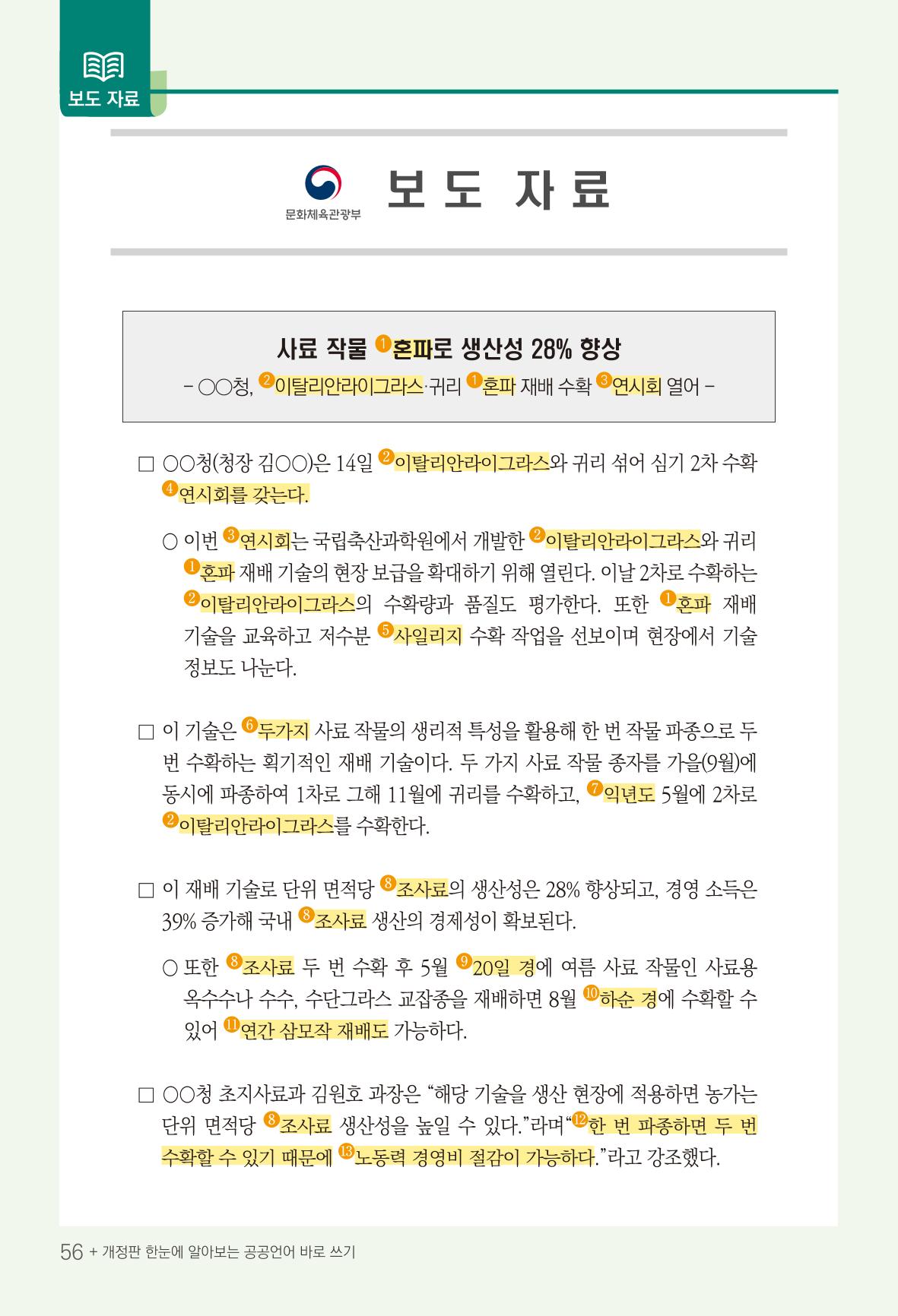 2022(개정판) 한눈에 알아보는 공공언어 바로 쓰기 58페이지