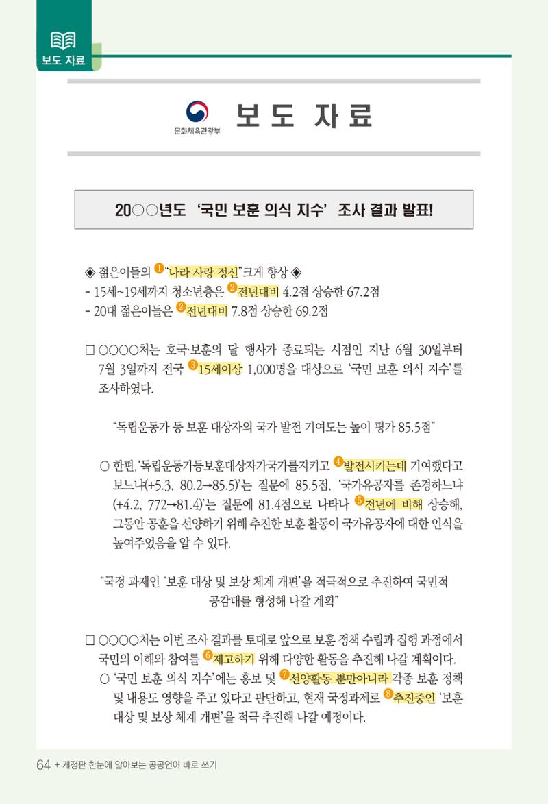 2022(개정판) 한눈에 알아보는 공공언어 바로 쓰기 66페이지