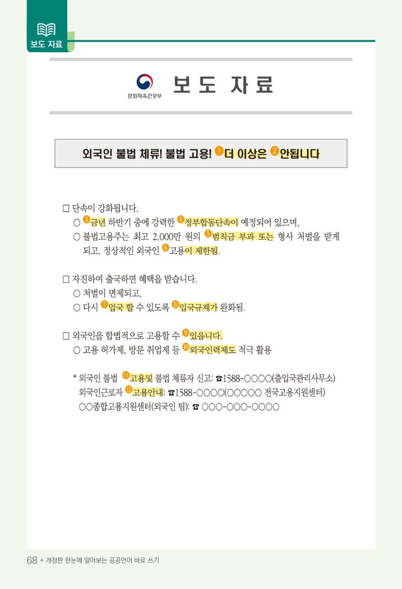 2022(개정판) 한눈에 알아보는 공공언어 바로 쓰기 70페이지