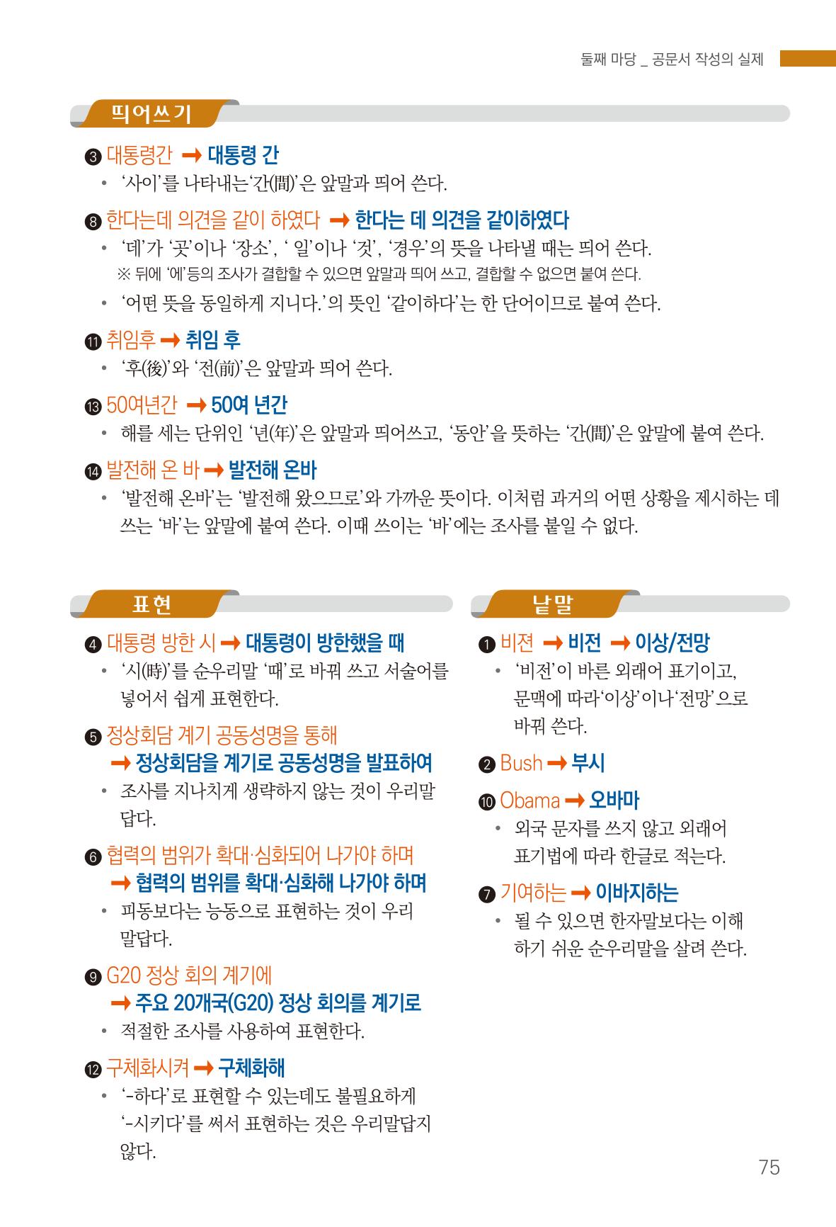 2022(개정판) 한눈에 알아보는 공공언어 바로 쓰기 77페이지