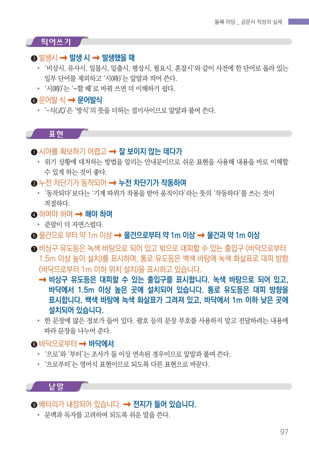2022(개정판) 한눈에 알아보는 공공언어 바로 쓰기 99페이지
