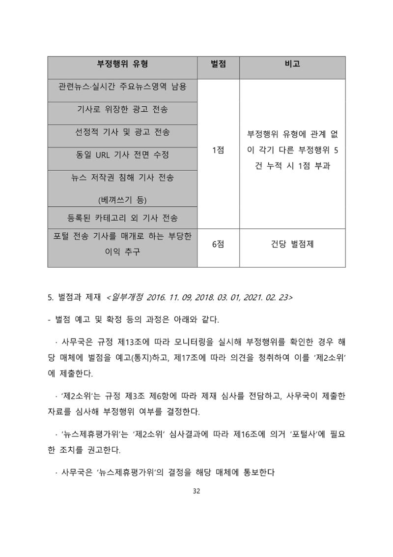 네이버카카오뉴스제휴및심사규정 32페이지