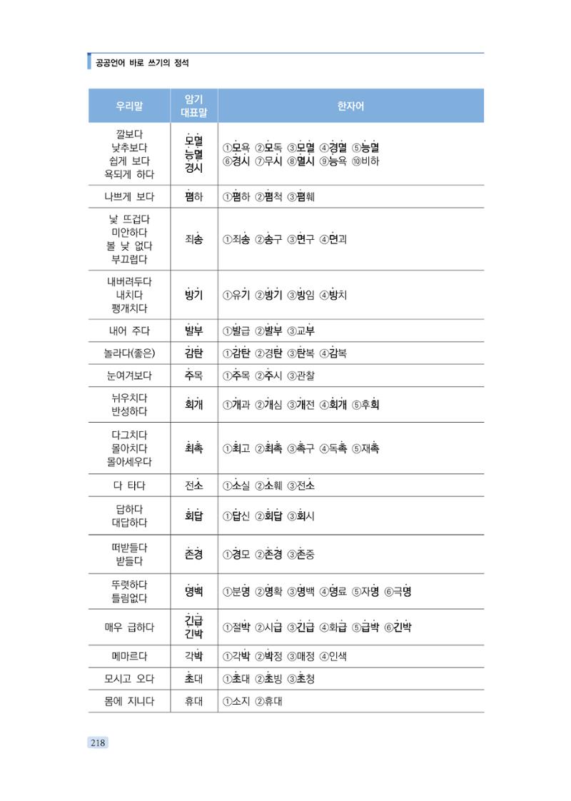 공공언어 바로 쓰기의 정석 234페이지