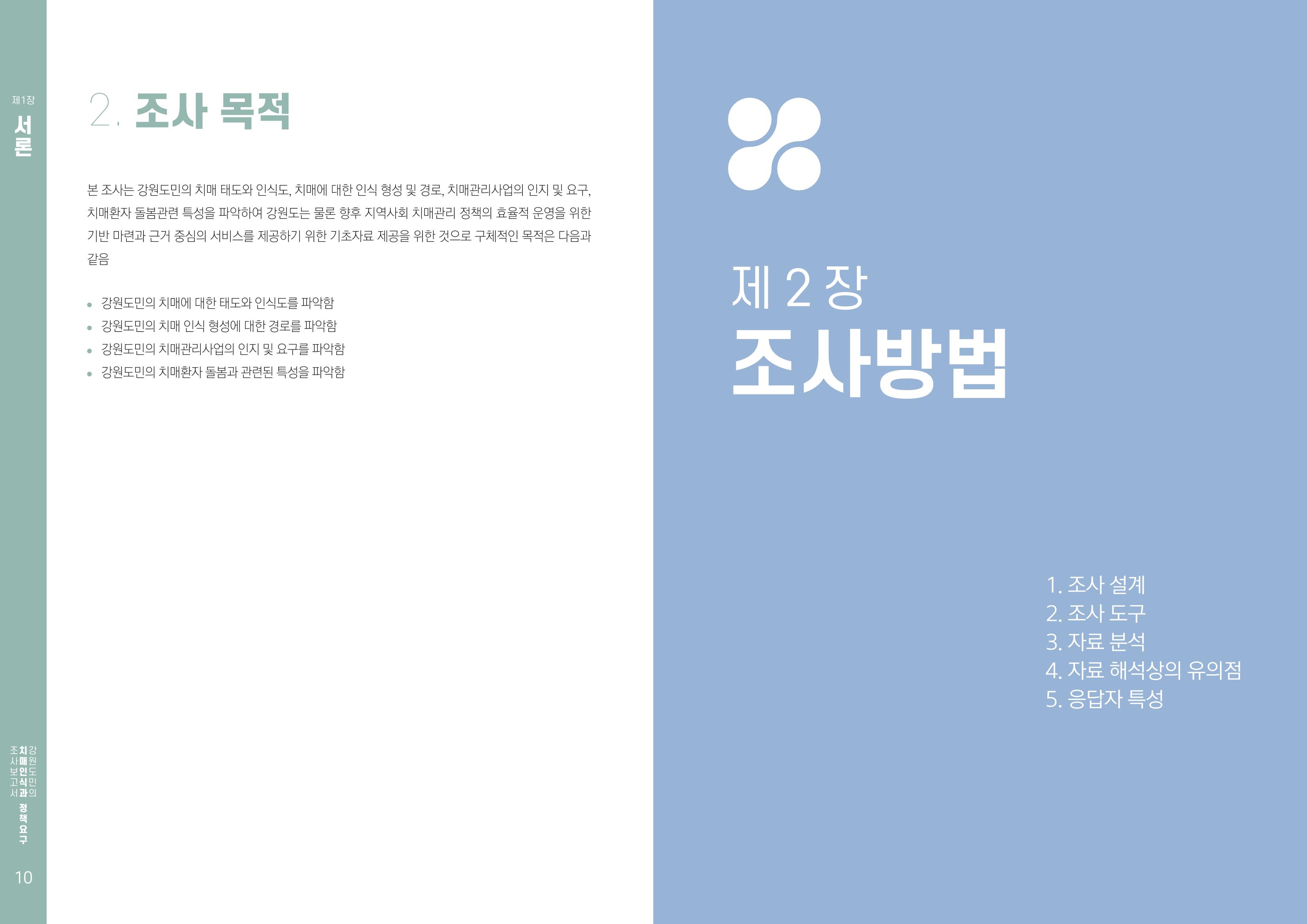 2022년 강원도민의 치매인식과 정책요구도조사 보고서 6페이지