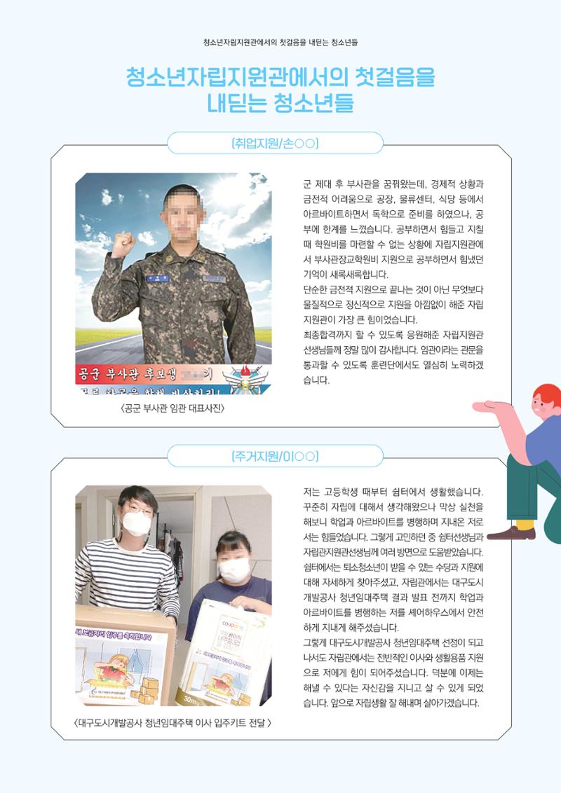 2023년 대구광역시청소년자립지원관 소식지 12페이지