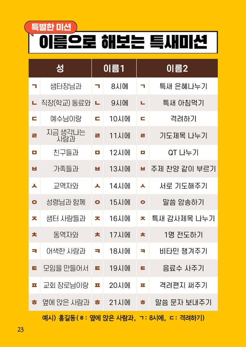 2023 특별새벽부흥회 가이드북 26페이지